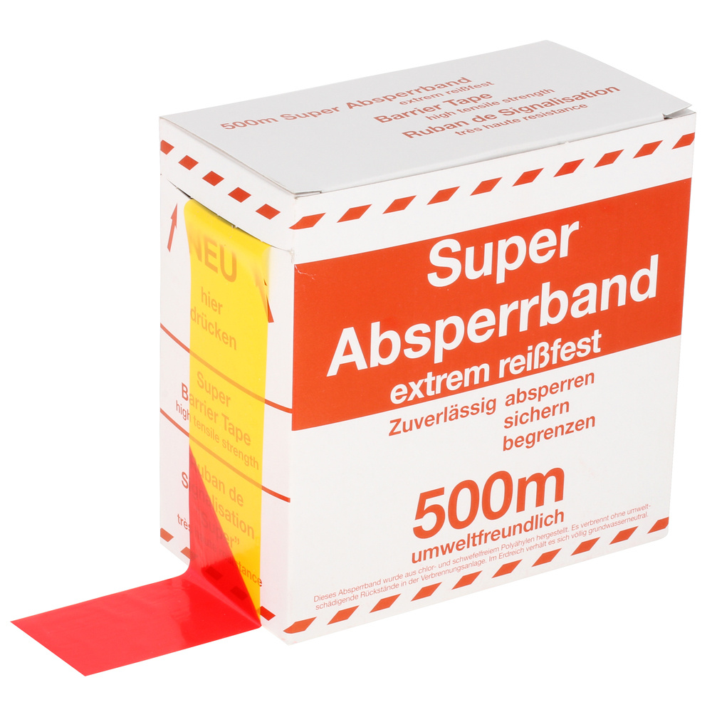 SULKUNAUHA 500M PUN/KELTAINEN VAHVA TRA008