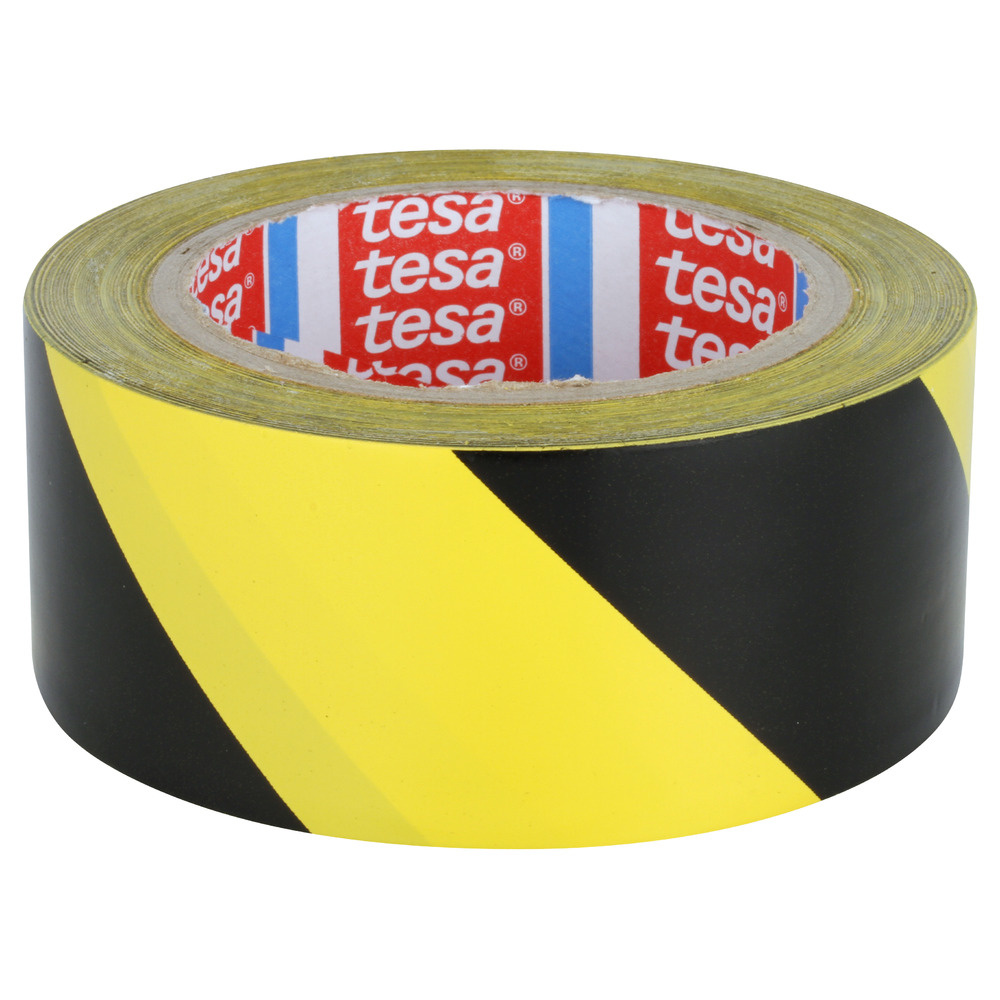 VAROITUSRAITA 60760 KELTA/MUSTA 33M/50MM TS037