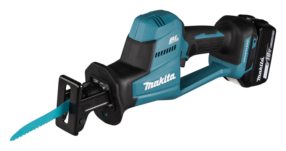 MAKITA DJR189Z PUUKKOSAHA 18V, HIILIHARJATON, ISKUN PITUUS 22MM, 2,6KG. RUNKOVERSIO MAK-DJR189Z