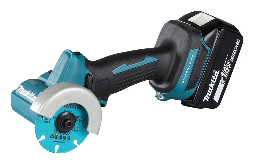 MAKITA DMC300Z LAIKKAKATKAISUKONE 18V, 76MM, HIILIHARJATON. KATKAISU- JA TIMANTTILAIKKA, SEKÄ PÖLYNIMUKAULUS. RUNKOVERSIO MAK-DMC300Z