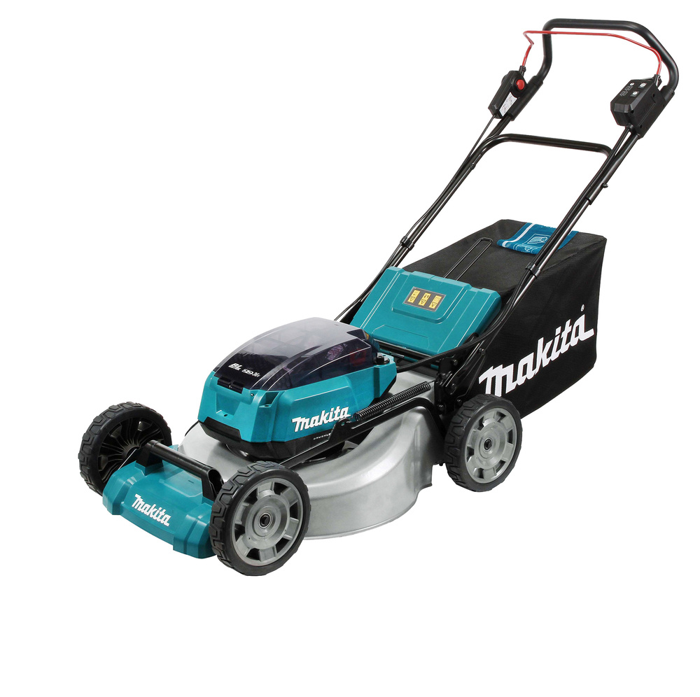 MAKITA DLM530Z RUOHONLEIKKURI HIILIHARJATON 2X18V, LEVEYS 53CM, TERÄSRUNKO, BIO/KERÄÄVÄ. RUNKOVERSIO MAK-DLM530Z
