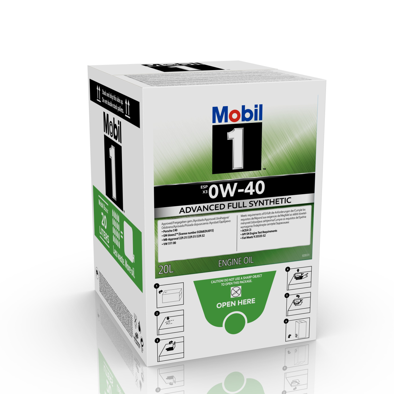 MOBIL 1 ESP X3 0W-40  20L BOXX 155520