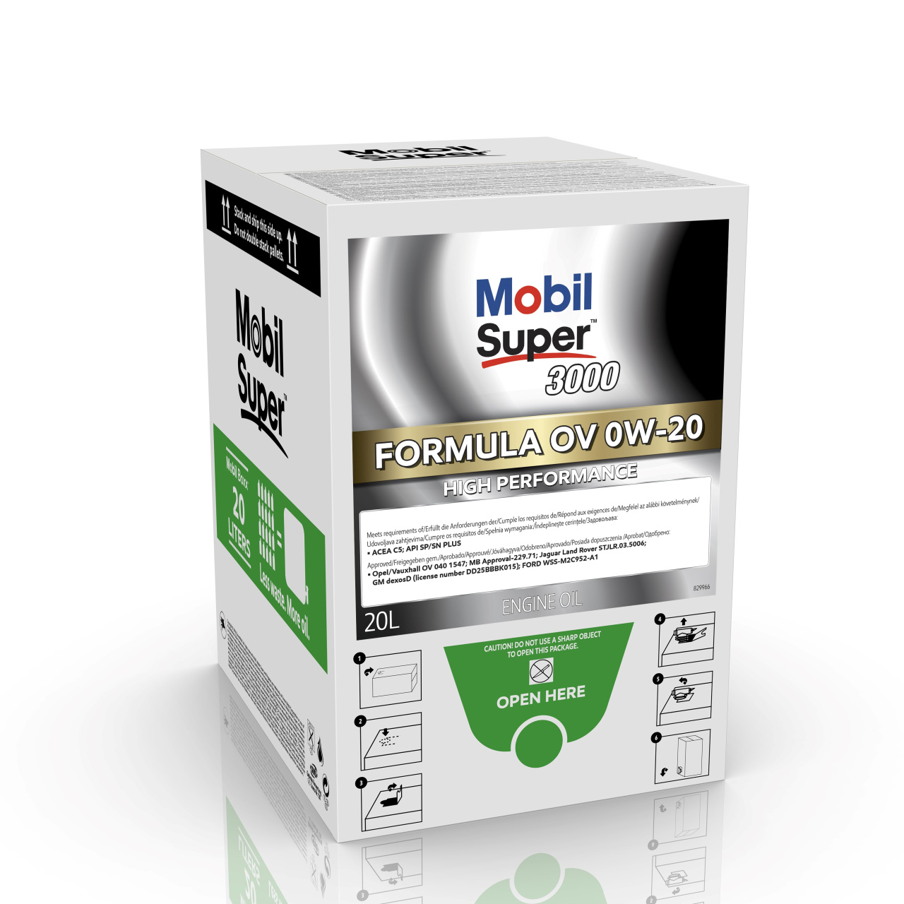 MOBIL SUPER 3000 FORMULA OV 0W-20, 20L 156286
