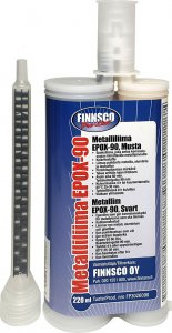 METALLILIIMA EPOX-90 MUSTA 220 ML