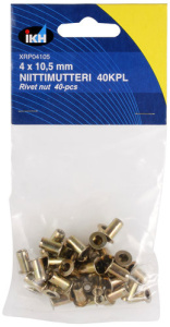 NIITTIMUTTERI 4X10,5MM 40KPL 2