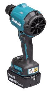 MAKITA DAS180Z PUHALLUSPISTOOLI 18V. TYÖKALUJEN, PORAUSREIKIEN, SUODATTIMIEN YMS. PUHDISTAMISEEN. 5 SUULAKETTA. RUNKOVERSIO 3