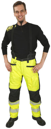 TALVIHOUSUT 2XL AMETISTI FL.KELT/MUSTA LK1 EN20471