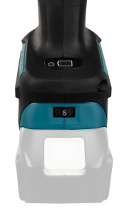 MAKITA DGA519Z KULMAHIOMAKONE 125MM JARRULLA 18V, X-LOCK, SÄÄDETTÄVÄ, TURVAKYTKIN, HIILIHARJATON. RUNKOVERSIO 3