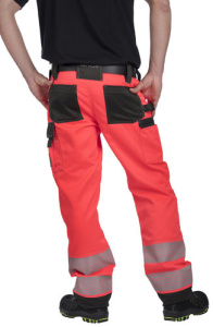 HOUSUT M BERYLLI FL.PUN/HARMAA EN20471 LK2 2