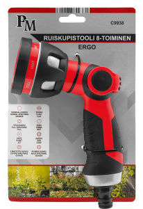 PUUTARHAPISTOOLI 8-TOIMINEN ERGO 2