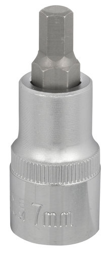 KUUSIOKOLOKÄRKIHYLSY 1/2" S2 7MM IKH4107
