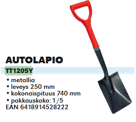 LAPIO AUTOILIJAN MALLI METALLIPESÄ