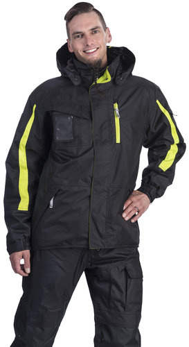 TALVITAKKI 2XL GRAFIITTI MUSTA PAT126A-2XL
