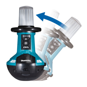 MAKITA DML810 TYÖMAAVALAISIN 2XLXT AKKU/230V. 1500/3000/5500 LUMEN. YHTEENLIITETTÄVISSÄ 8KPL. RUNKOVERSIO 4