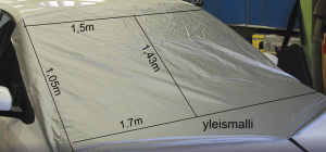 HENKILÖAUTON TUULILASIPEITE 2