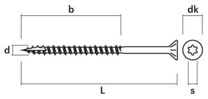 YLEISRUUVI 4X60 200KPL VI.KOR.TORX HI-LO LEIK. 2