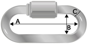 KETJUN PIKALUKKO 4MM 10KPL   Y 2