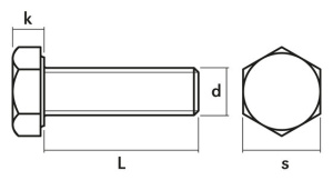 PULTTI M8X30 DIN933 A2 6KPL 2