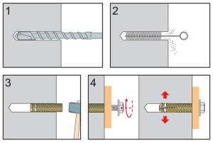 MESSINKIANKKURI M6X23MM 6KPL TO 2