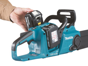 MAKITA DUC353Z KETJUSAHA 2X18V, HIILIHARJATON, LAIPPA 350MM, 20 M/S. RUNKOVERSIO 3