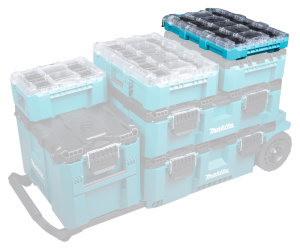 MAKITA P-91051 MAKTRAK LOKERIKKO XL MATALA VÄLIJAKAJILLA (60X39X9CM), KANTAVUUS 23KG 3