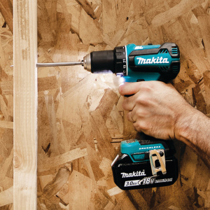 MAKITA DDF485RT PORAKONE 18V, 1X5,0AH, HIILIHARJATON, 50/27 NM, 1,7KG 2