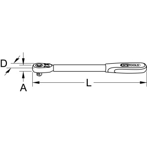 1/4" + 1/2" TELESKOOPPI-RÄIKKÄVÄÄNNINSARJA, 2-OS 3