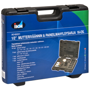 MUTTERINVÄÄNNIN & PAINEILMAHYLSYSRJ 1/2"814NM 16OS 3