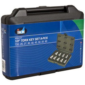 TORX-HYLSYSARJA 1/2" 9-OS. T20-60 2