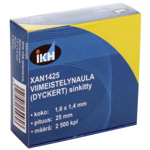 NAULA VIIMEISTELY 1,4X1,6X25MM 2500KPL 2