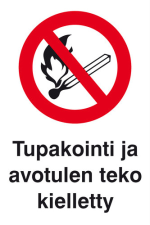OPASTE 200X300 TUPAKOINTI JA AVOTULEN TEKO KIELLET