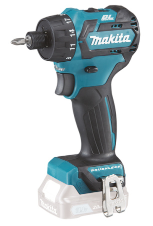 MAKITA DF032DZ PORAKONE CXT, HIILIHARJATON, 35/21 NM, 0,87KG, 1/4" BITSIKIINNITYS. RUNKOVERSIO