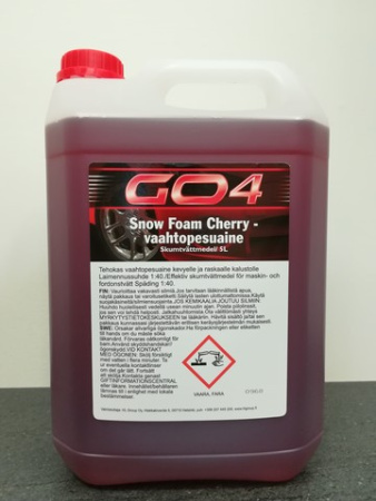 GO4 VAAHTOPESUAINE 5L SNOW FOAM CHERRY