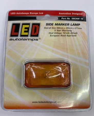 LED-ÄÄRIVALO 12/24V 58X35X19MM