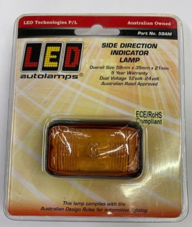 LED-ÄÄRIVALO 12/24V 58X35X19