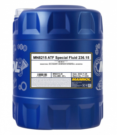 MANNOL ATF SPECIAL FLUID 236.15 8215 20L