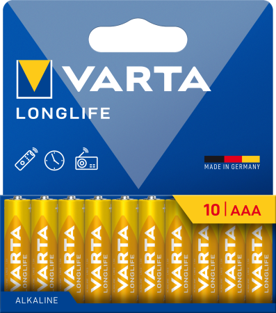 VARTA PARISTO LONGLIFE AAA 10-PACK