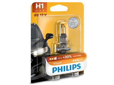 PHILIPS H1 12V 55W VISION +30%