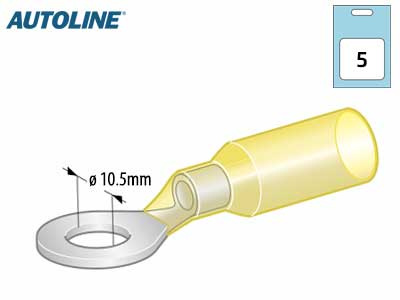 KUTISTELENKKI AUTOLINE KELT. M10  5KPL