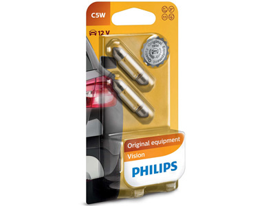 AUTOL.PHILIPS C5W 12V 5W  ITSEP.PAKKAUS