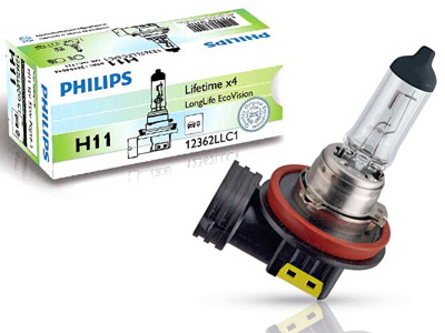 AUTOL.PHILIPS H11 12V 55W LONGLIFE ECOVI