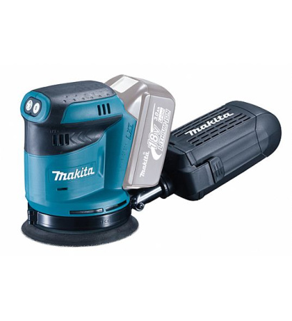 MAKITA DBO180Z EPÄKESKOHIOMAKONE 125MM, 18V, 3 HIOMANOPEUTTA, PAINO 1,7KG. RUNKOVERSIO