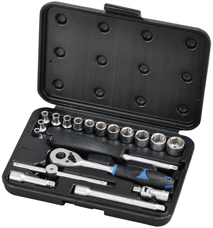 HYLSYSARJA 1/4" 19-OS. 4-14MM 6-KULMA