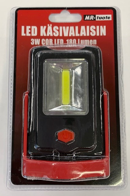 LED KÄSIVALAISIN COB, LYHYT MR-1210