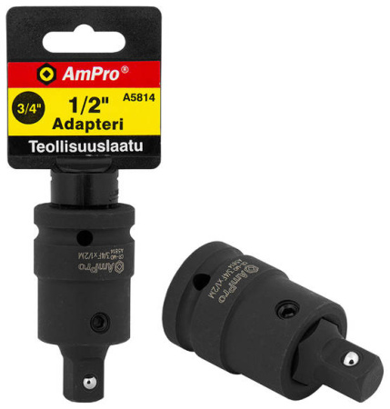 AMPRO VOIMAHYLSYADAPTERI 3/4"-1/2" PITUUS 56MM