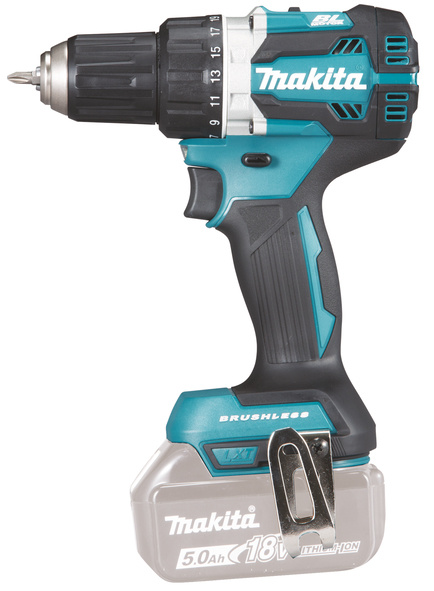 MAKITA DDF484Z PORAKONE 18V, HIILIHARJATON, 54/30 NM, 1,8KG. RUNKOVERSIO MAK-DDF484Z
