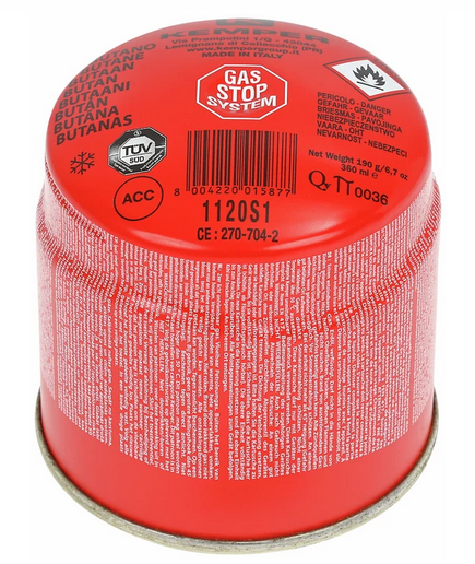 KERTAKÄYTTÖKAASU 190G SULKEUTUVA MALLI KEM1120T