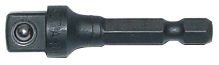 MAKITA P-74865 HYLSYADAPTERI 1/4" BITSIKIINNITYKSESTÄ 3/8" NELIÖPÄÄ HYLSYKIINNITYKSELLE. ISKUNKESTÄVÄ