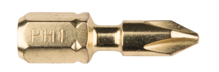 RUUVAUSKÄRKI IMPACT GOLD PH1, 25MM, 2KPL. ISKEVÄLLE RUUVINVÄÄNTIMELLE
