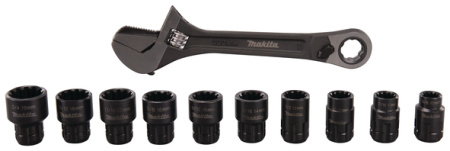 MAKITA B-65458 JAKOAVAIN/HYLSYSARJA (LÄPIMENTÄVÄ) 11-OSAA